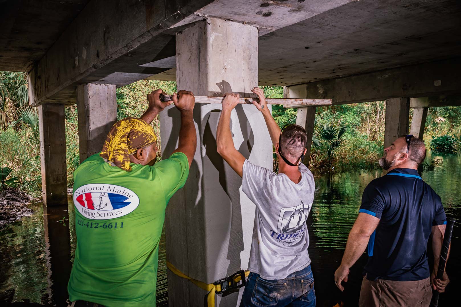 Pile Jacketing System Installation Pile Protection Systems Cathodic